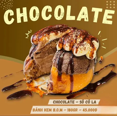 Bánh Kem BOM Chocolate