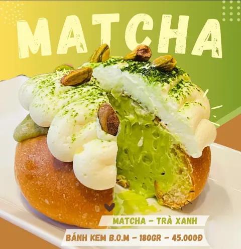 Bánh Kem BOM Matcha