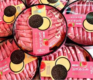 Bánh Quy Kẹp Vị Đào