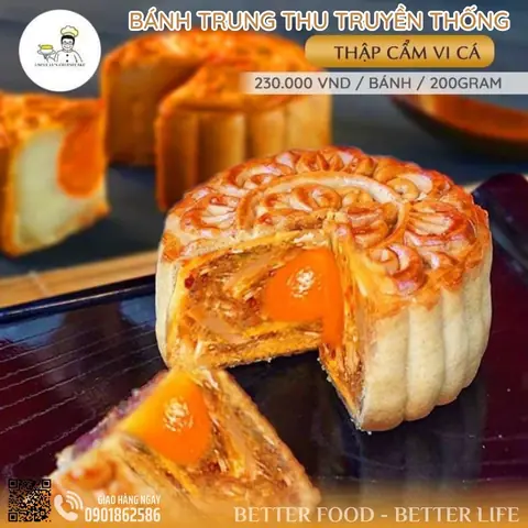 Bánh Trung Thu Truyền Thống – Thập Cẩm Vi Cá