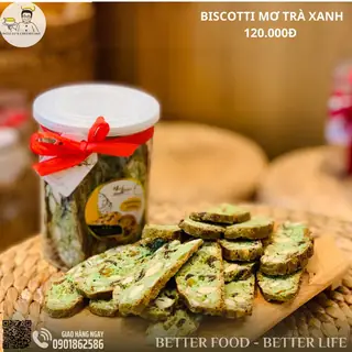 Biscotti Mơ Trà Xanh