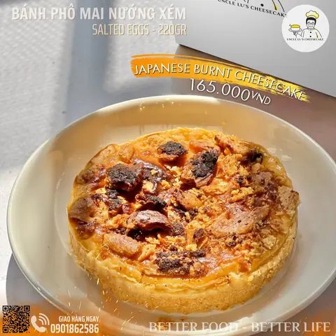 Burnt Cheesecake – Salted Eggs
