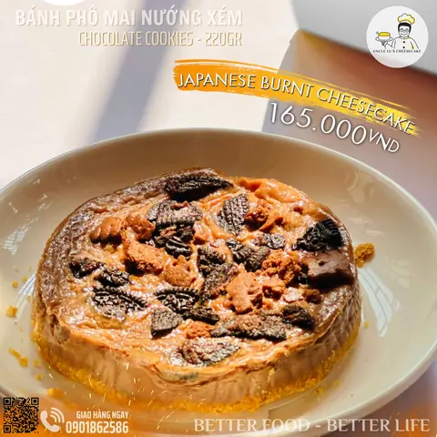 Burnt Cheesecake – Chocolate Cookies