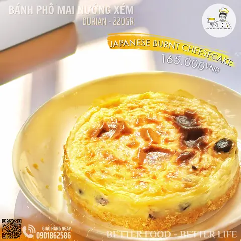 Burnt Cheesecake – Durian