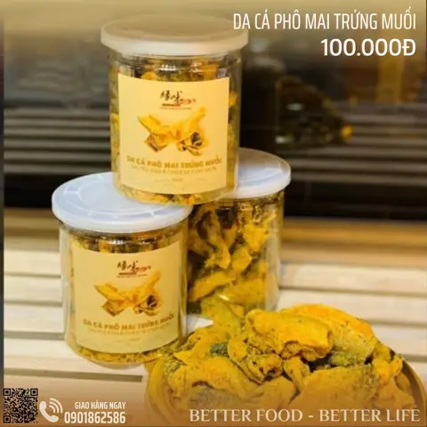 Da Cá Lắc Phô Mai Trứng Muối – 150gr