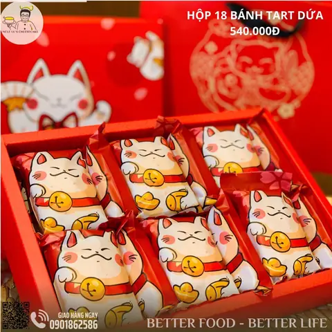 Hộp 18 Bánh Tart Dứa Đài Loan