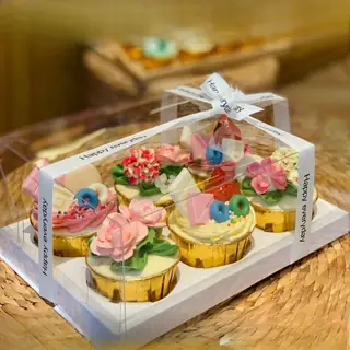 Hộp 6 Cupcake Kem Bơ Pháp