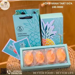 Hộp 8 Bánh Tart Dứa Đài Loan
