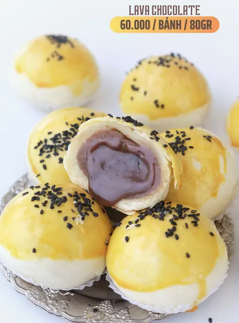Lava Đài Loan Trứng Muối Tan Chảy – Chocolate