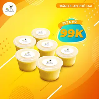 Set 6 Flan Cheese